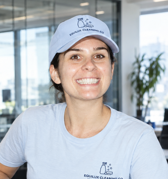 Greta, Founder and Owner of Equilux Cleaning Co